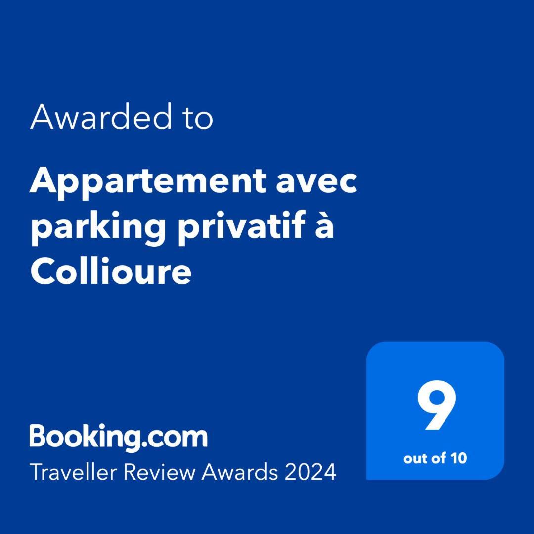 Appartement avec parking privatif à Collioure Esterno foto